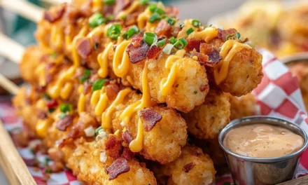 Loaded Tater Tot Skewers – A Delightful Appetizer Delight