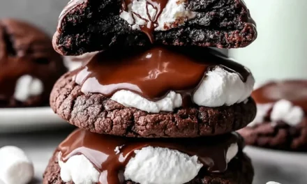 Marshmallow Hot Cocoa Surprise Cookies – A Delightful Twist on a Classic