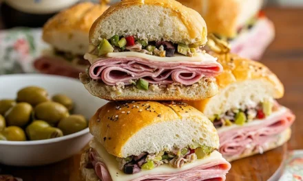 Mini Muffuletta Sandwiches: A Delightful Flavor Explosion