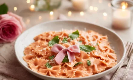 Pink Bow Pasta with Vodka Sauce – A Delightful Weeknight Treat