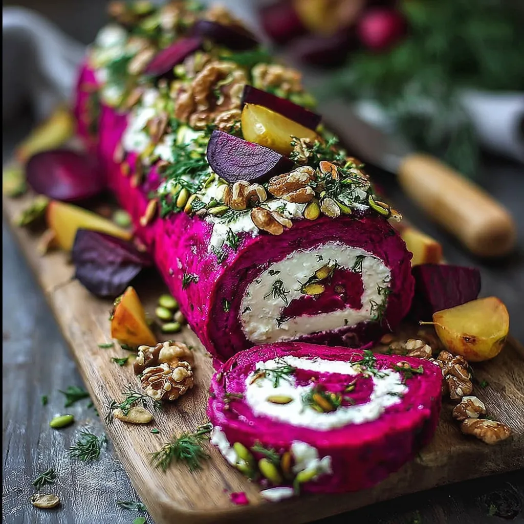 Roasted Beet & Goat Cheese Log: A Mouthwatering Appetizer - My Blog