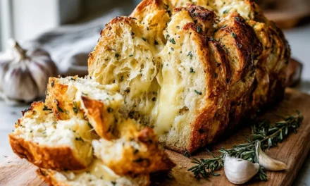 Sourdough Discard Pull-Apart Garlic Bread – Effortless and Delicious