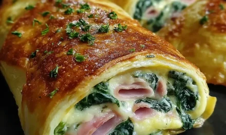 Spinach Ham Breakfast Roll: A Delightful Morning Delight