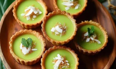 Authentic Thai Pandan Coconut Tarts: A Fragrant Delight