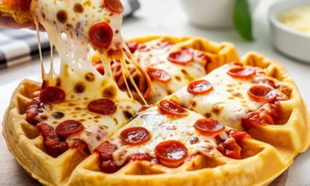 Waffle Breakfast Pizzas: A Quick and Family-Friendly Delight