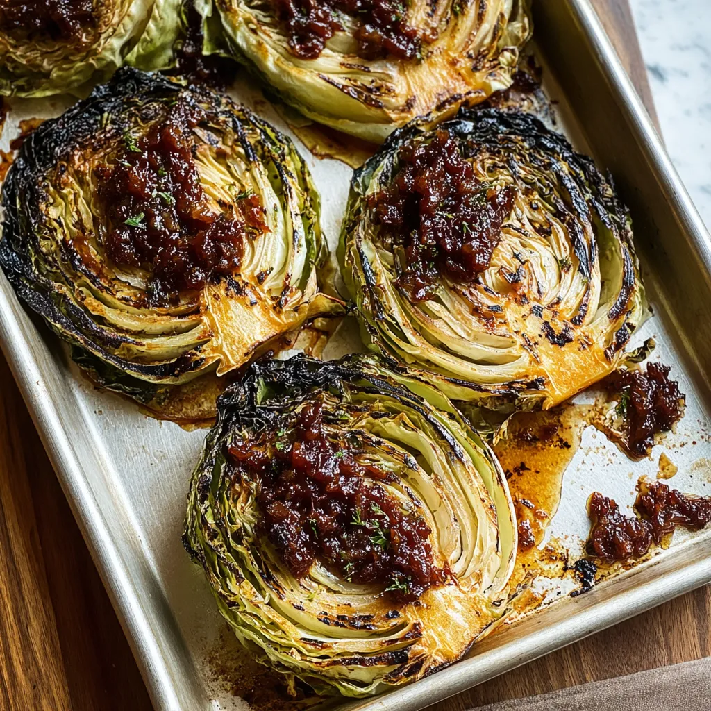 Charred Cabbage Steaks with Bacon Jam: A Savory Sensation - My Blog