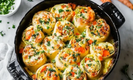 Cheesy Baked Vegetable Rolls – A Quick and Irresistible Appetizer