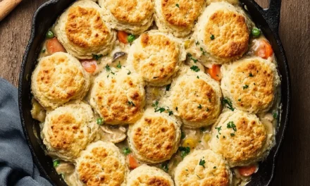 Chicken Pot Pie with Biscuit Topping: A Comforting Classic