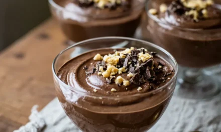 Chocolate Avocado Peanut Mousse – A Decadent and Creamy Dessert