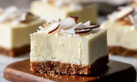 Coconut Rum Snow Squares – A Decadent and Easy-to-Make Dessert
