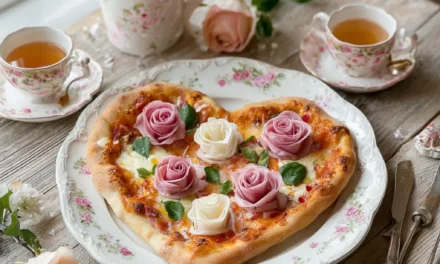 Coquette Rosa Pizza with Prosciutto Roses: A Delightful Masterpiece