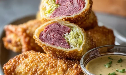 Corned Beef & Cabbage Egg Rolls: A Heavenly Appetizer