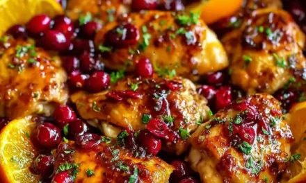 Cranberry Orange Chicken: A Comforting Delight