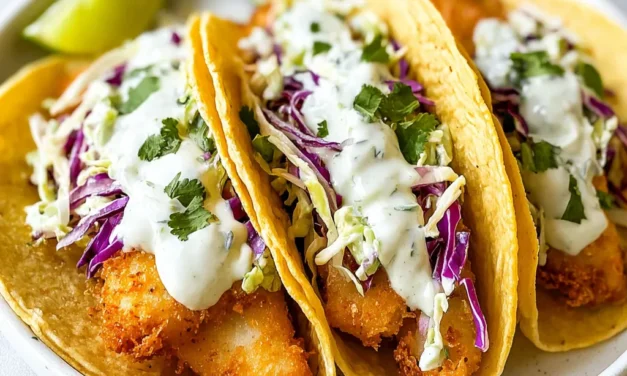 Crispy Beer Battered Fish Tacos: A Flavor-Packed Seafood Delight