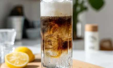 Espresso Tonic with Yuzu Foam: A Refreshing Café-Inspired Treat