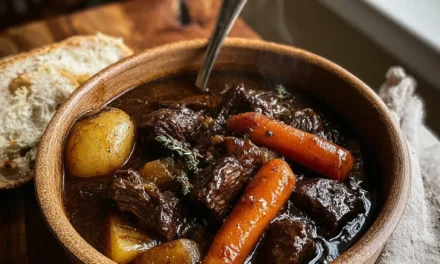 Guinness & Tallow Beef Stew – A Hearty and Unforgettable Classic
