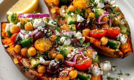 Mediterranean Stuffed Sweet Potatoes: A Delightful Twist on a Classic Dish