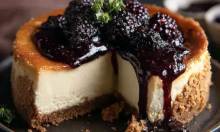 Mulberry & Earl Grey Cheesecake – A Grandma’s Perfect Dessert