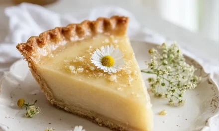 Salted Honey & Chamomile Pie – A Delightful Twist on a Classic