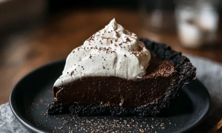 Spicy Mexican Chocolate Silk Pie – A Decadent and Enchanting Dessert