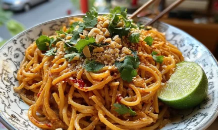 Swicy Thai Peanut Noodles: A Mouthwatering 20-Minute Meal