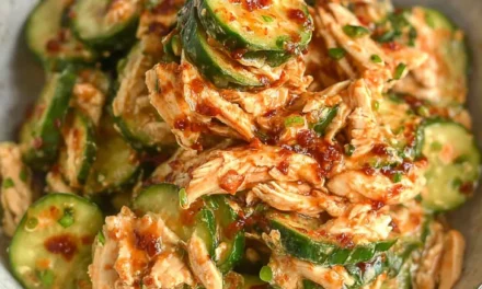 Thai Cucumber Salad with Chicken: A Fresh and Flavorful Delight