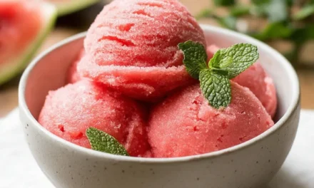 2-Ingredient Watermelon Sorbet