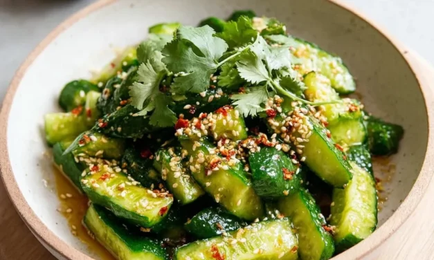 Asian-Style Smashed Cucumber Salad