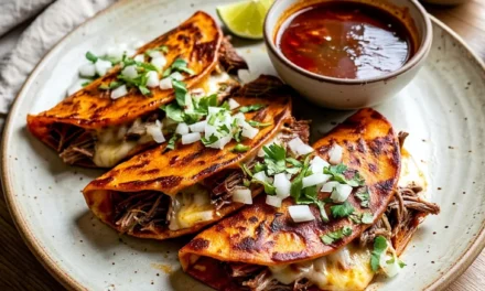 Beef Birria Tacos with Consome