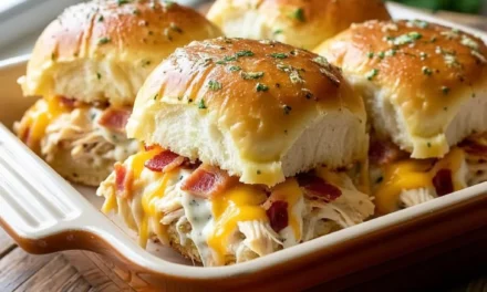 Chicken Bacon Ranch Sliders