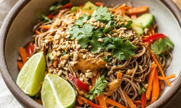 Cold Peanut Noodle Salad