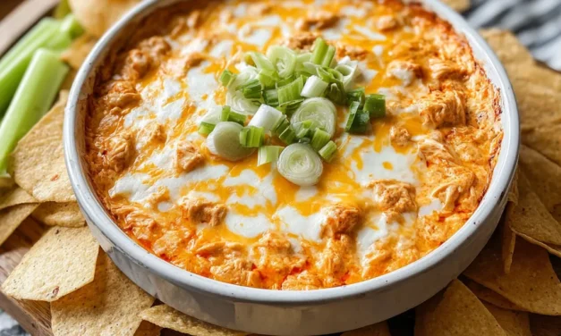 The Best Easy Buffalo Chicken Dip