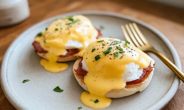 Eggs Benedict with Easy Blender Hollandaise