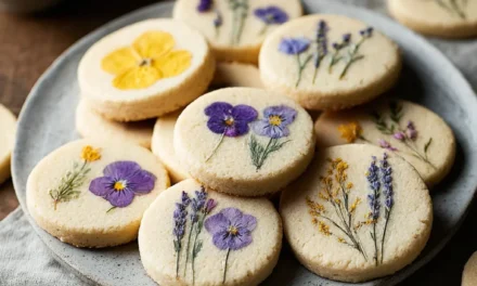 Floral Pressed Sugar Cookies