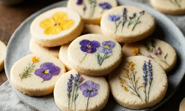 Floral Pressed Sugar Cookies