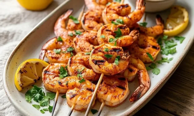 Grilled Cajun Shrimp Skewers