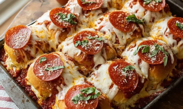 Hot Honey Pepperoni Pizza Sliders