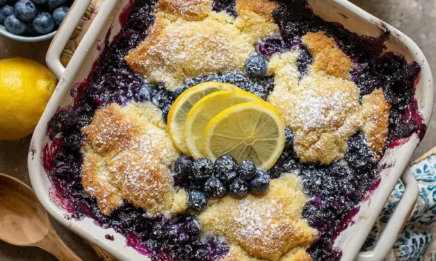 Lemon Blueberry Dump Cake