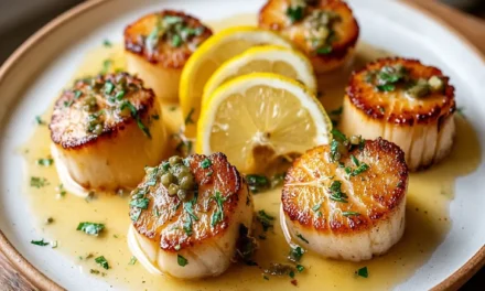 Pan-Seared Scallops with Lemon Butter