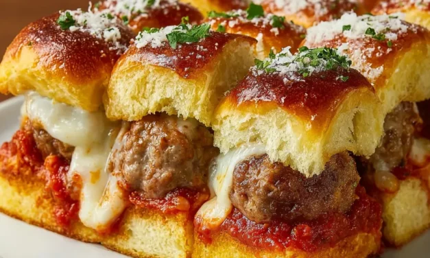Pull-Apart Meatball Parm Sliders