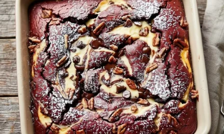 Red Velvet Earthquake Cake