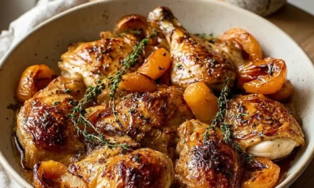 Roasted Apricot Chicken Dinner