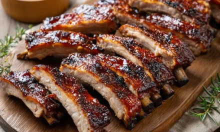 Smoked Honey-Garlic Ribs