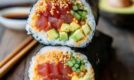 Spicy Tuna Sushi Burrito