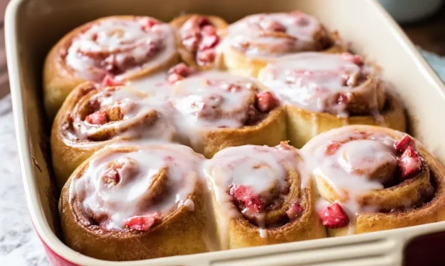 Strawberry Cinnamon Rolls