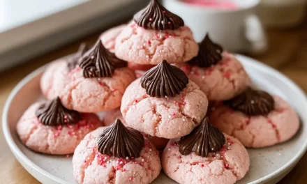 Strawberry Kiss Cookies