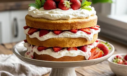 Strawberry Shortcake Layer Cake