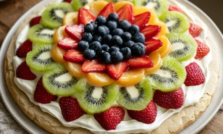 Sugar Cookie Fruit Pizza