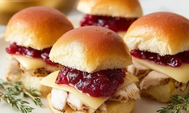 Turkey Cranberry Brie Sliders