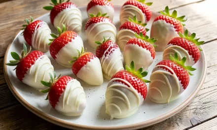 White Chocolate Dipped Strawberries